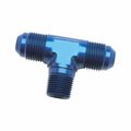 Speedfx ADAPTER FITTING, -8ANX3/8 NPTF BLU FLAR TO PIPE TEE 560825